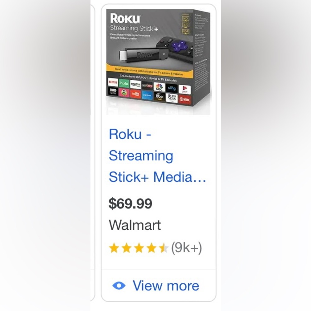 NEW UNOPENED Roku Streaming Stick+ - Picture 2 of 2